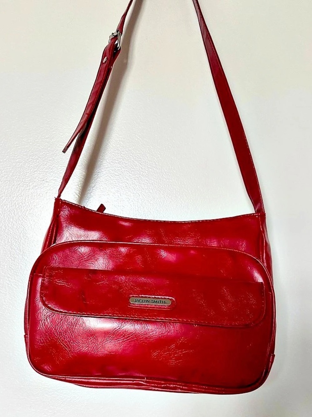 Vintage Jaclyn Smith Red Shoulder Bag